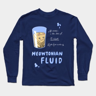 Meowtonian Fluid Long Sleeve T-Shirt